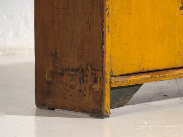Meuble TV ancien jaune (c.1900) #18