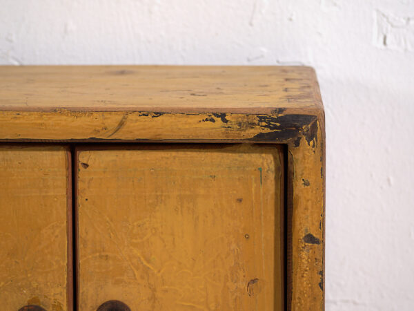 Antique yellow base cabinet (c.1900) #19