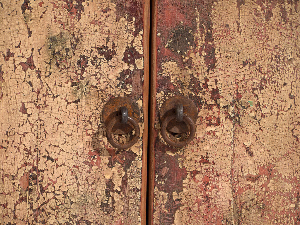 Antiguo mueble TV de estilo wabi sabi (c.1900) #34