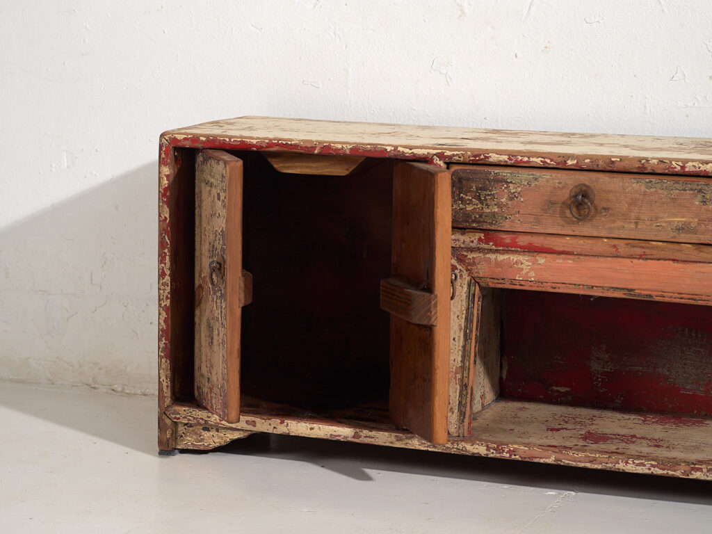 Antiguo mueble TV de estilo wabi sabi (c.1900) #34