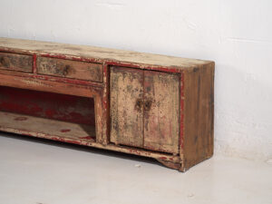 Antiguo mueble TV de estilo wabi sabi (c.1900) #34