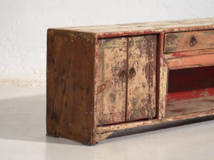 Antiguo mueble TV de estilo wabi sabi (c.1900) #34