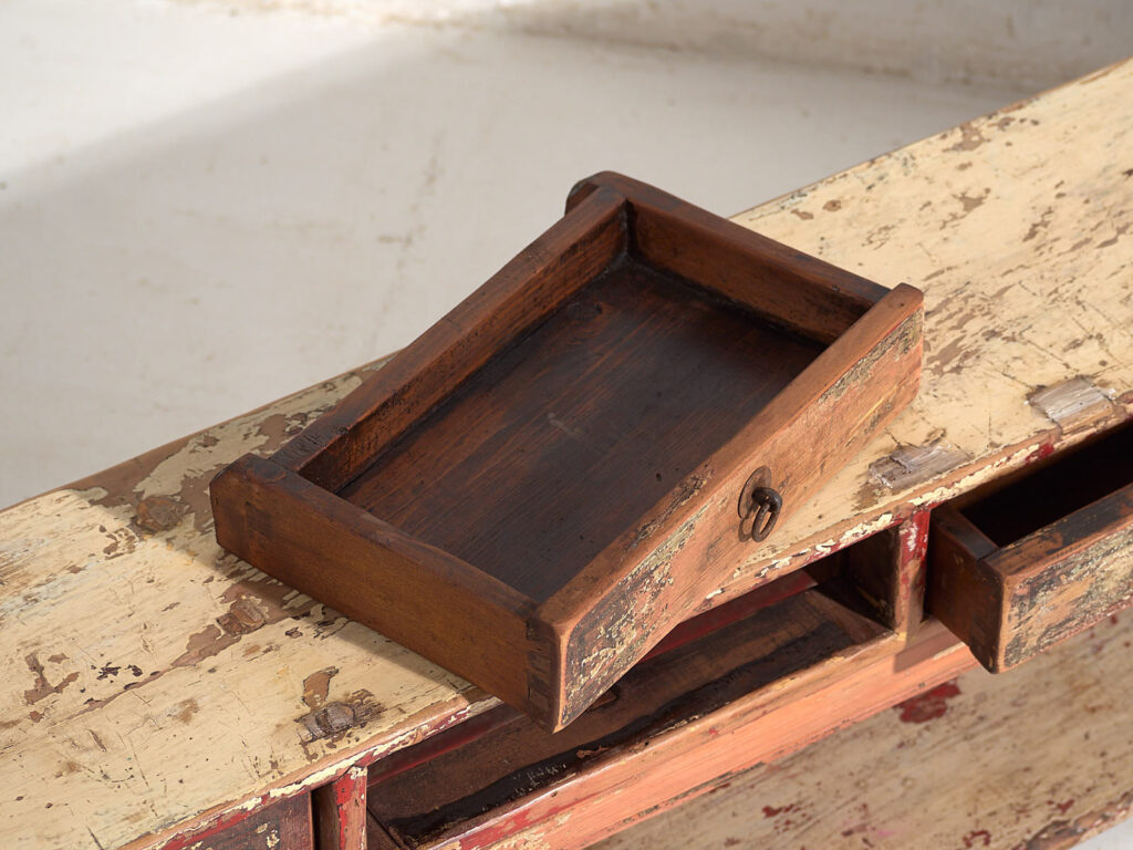 Antiguo mueble TV de estilo wabi sabi (c.1900) #34