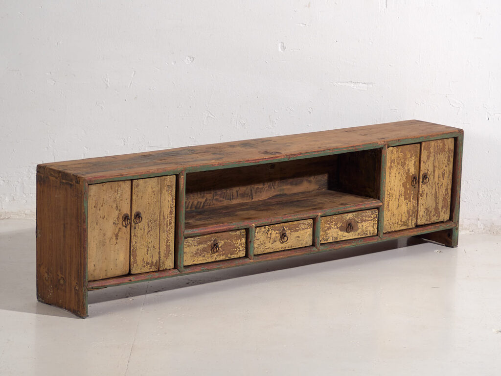 Antiguo mueble bajo de estilo wabi sabi (c.1900) #35