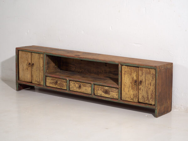 Ancien meuble bas de style wabi sabi (c.1900) #35