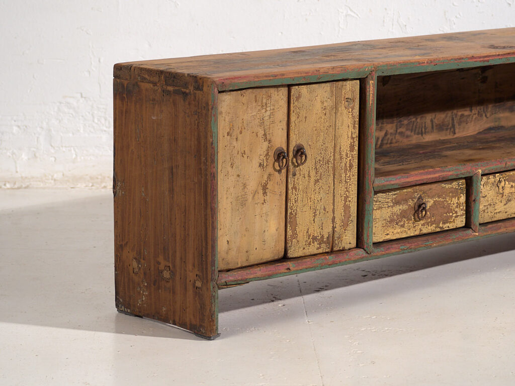 Antiguo mueble bajo de estilo wabi sabi (c.1900) #35