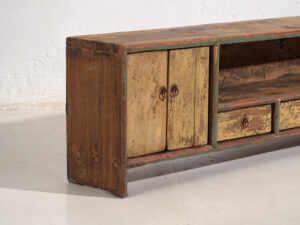 Antiguo mueble bajo de estilo wabi sabi (c.1900) #35