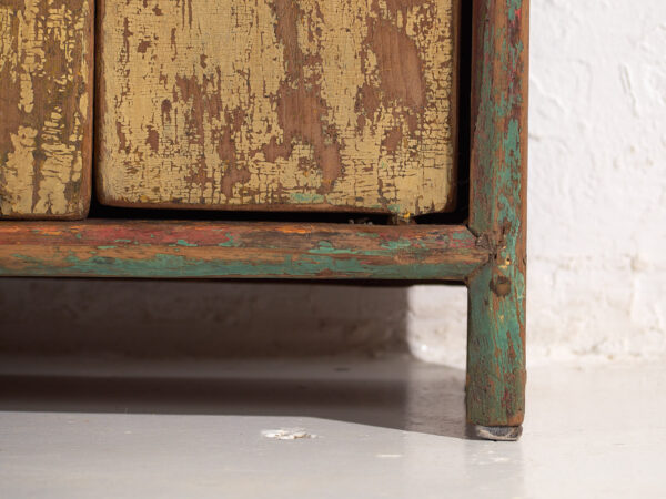 Ancien meuble bas de style wabi sabi (c.1900) #35