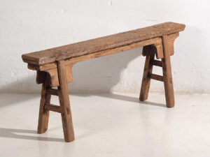 Banqueta asiática antigua (c.1870) #3
