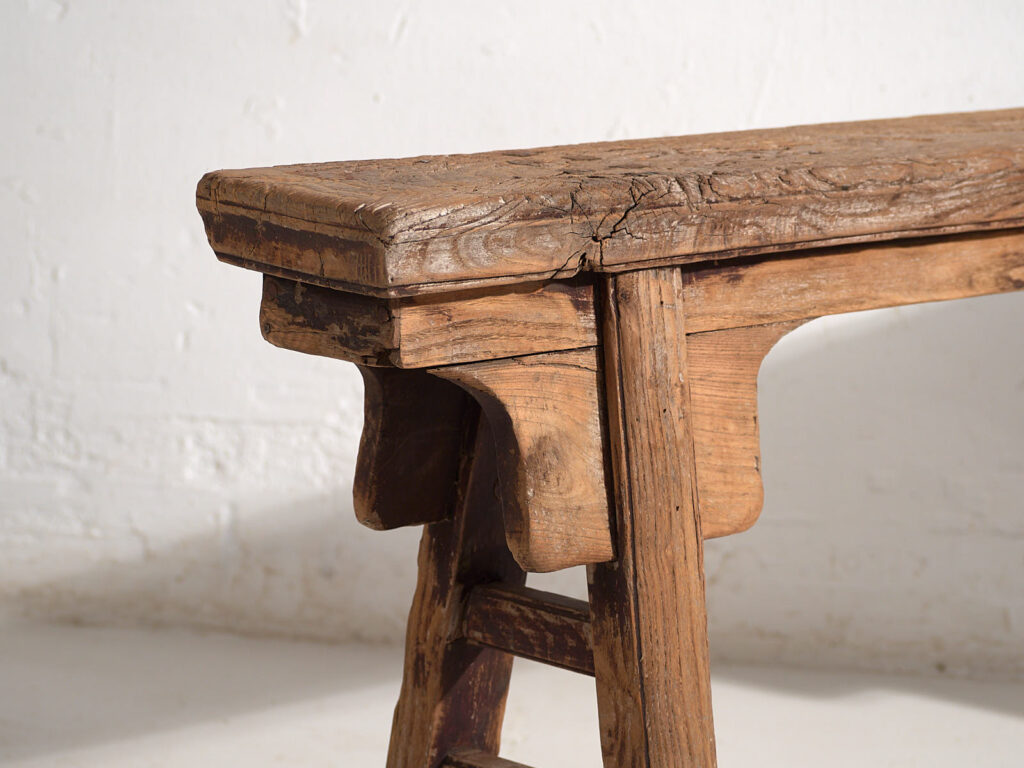 Banqueta asiática antigua (c.1870) #3