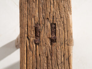 Banco chino antiguo de estilo primitivo (c.1870) #4