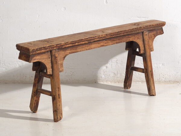 Banco de estilo wabi sabi antiguo (c.1870) #9