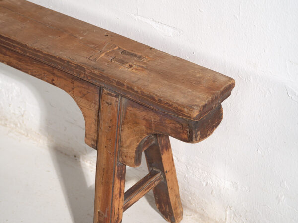 Banc ancien de style wabi sabi (c.1870) #9
