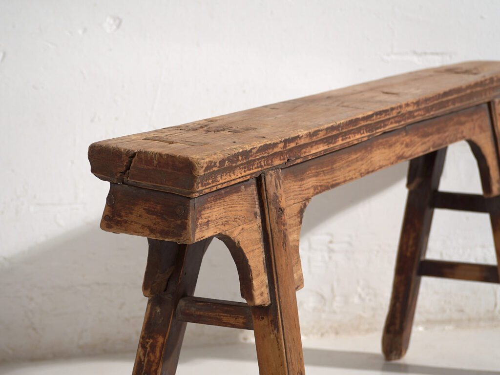 Banco de estilo wabi sabi antiguo (c.1870) #9