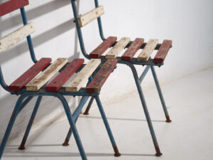 Antiguas sillas de jardín (c.1920). Conjunto de 2 piezas #1