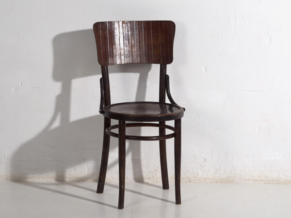Antiguas sillas de comedor de madera curvada (c.1920). Conjunto de 4 piezas #6