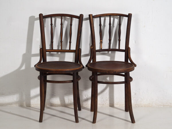 Sillas antiguas de estilo vienés (c.1920). Conjunto de 4 piezas #4