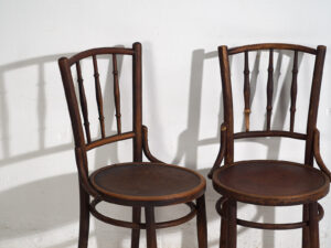 Sillas antiguas de estilo vienés (c.1920). Conjunto de 4 piezas #4