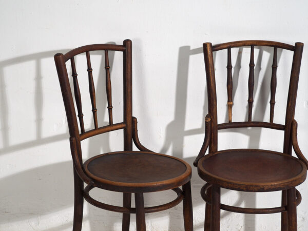 Sillas antiguas de estilo vienés (c.1920). Conjunto de 4 piezas #4
