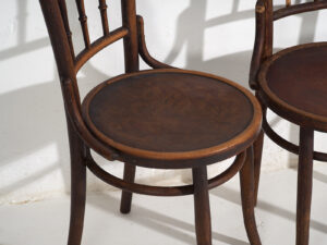 Sillas antiguas de estilo vienés (c.1920). Conjunto de 4 piezas #4