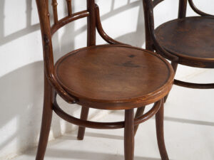 Sillas antiguas de estilo vienés (c.1920). Conjunto de 4 piezas #4
