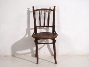 Sillas de comedor antiguas de madera curvada (c.1920). Conjunto de 6 piezas #2