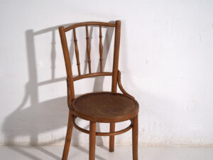 Sillas de comedor antiguas de madera curvada (c.1920). Conjunto de 6 piezas #2