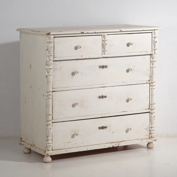 Cajonera blanca antigua (c.1920) #47