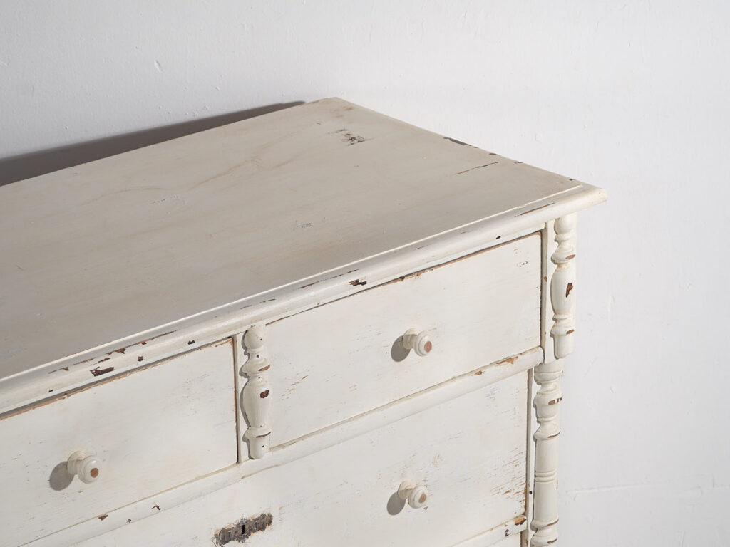 Antique white chest of drawers (c.1920) #47