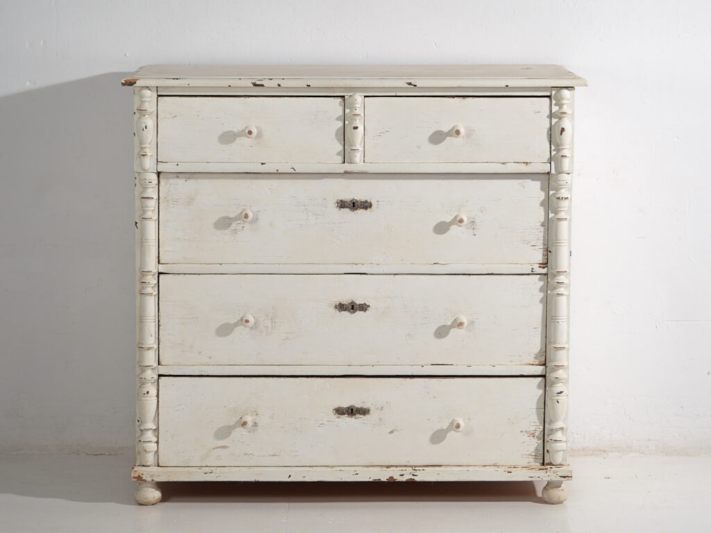Antique white chest of drawers (c.1920) #47