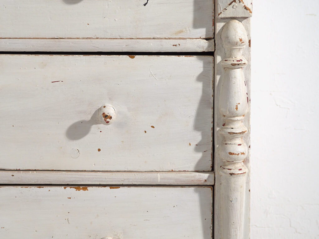 Cómoda blanca antigua (c.1920) #48
