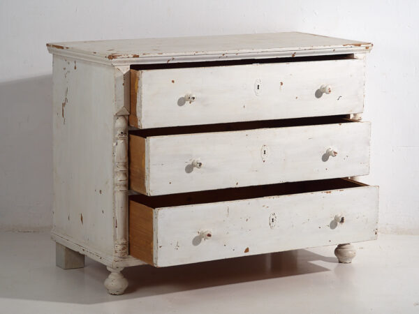 Cómoda blanca antigua (c.1920) #48