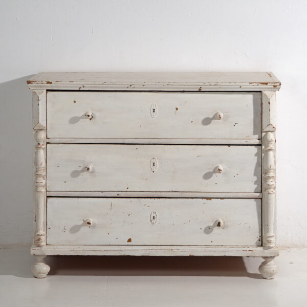 Cómoda blanca antigua (c.1920) #48
