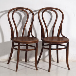 Pareja de sillas vienesas antiguas (c.1920). Conjunto de 2 piezas #2