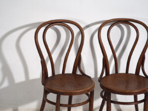 Pareja de sillas vienesas antiguas (c.1920). Conjunto de 2 piezas #2
