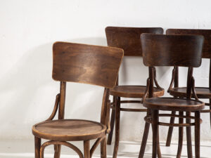 Conjunto de sillas antiguas (c.1920). Conjunto de 4 piezas #2