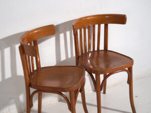 Sillas bistró antiguas (c.1920). Conjunto de 6 piezas #1