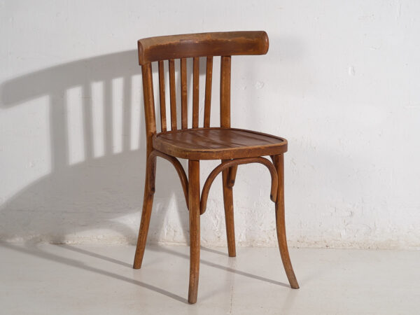 Chaises de bistrot anciennes (vers 1920). Ensemble de 6 pièces #1