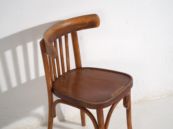 Chaises de bistrot anciennes (vers 1920). Ensemble de 6 pièces #1