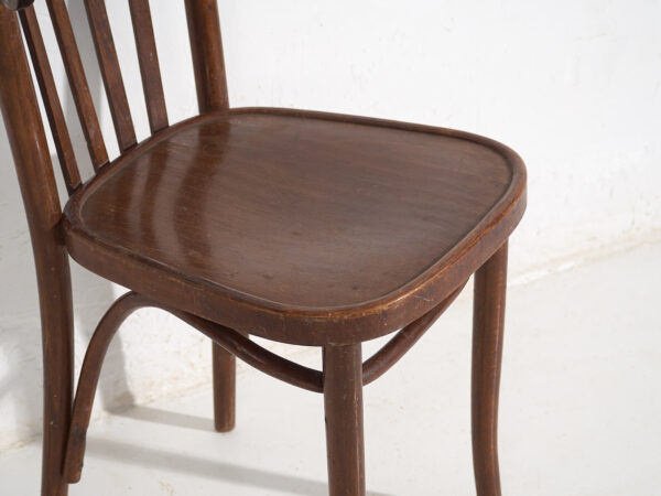 Chaises de bistrot anciennes (vers 1920). Ensemble de 6 pièces #1