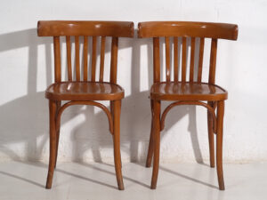 Sillas bistró antiguas (c.1920). Conjunto de 6 piezas #1