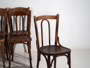 Antiguas sillas de comedor (c.1920). Conjunto de 6 piezas #2