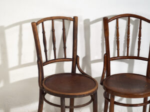 Sillas antiguas de estilo café parisino (c.1920). Conjunto de 6 piezas #3