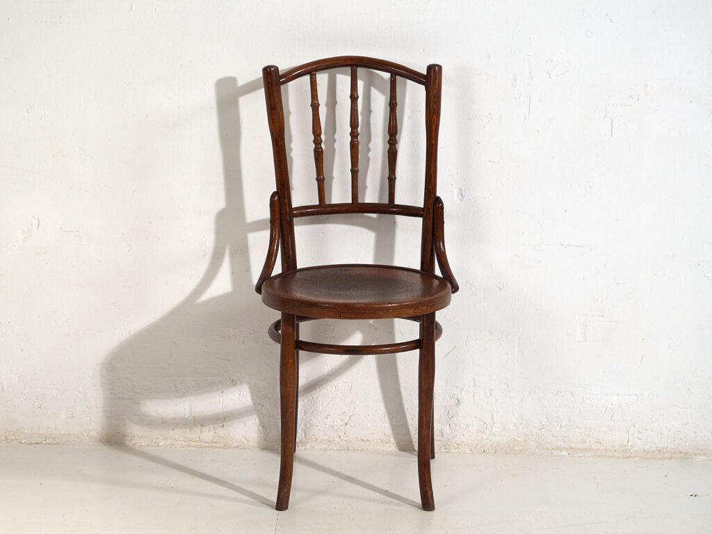 Sillas antiguas de estilo café parisino (c.1920). Conjunto de 6 piezas #3