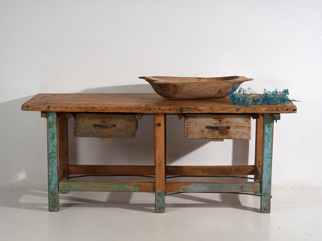 Mesa de trabajo antigua (c.1920) #15
