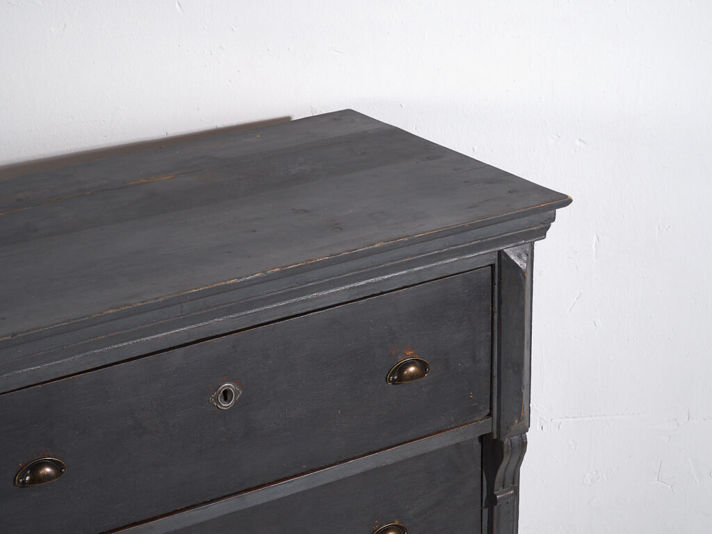Cómoda antigua de color gris (c.1920) #26