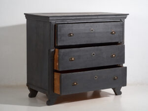 Cómoda antigua de color gris (c.1920) #26