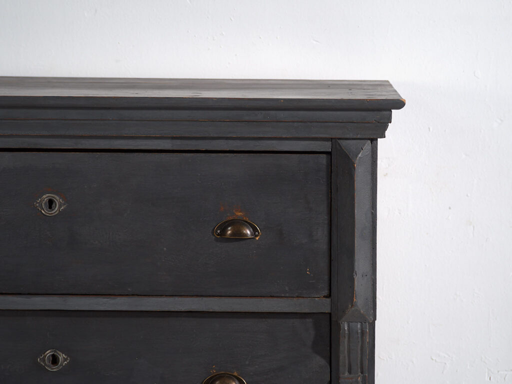 Cómoda antigua de color gris (c.1920) #26