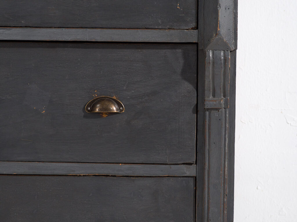 Cómoda antigua de color gris (c.1920) #26