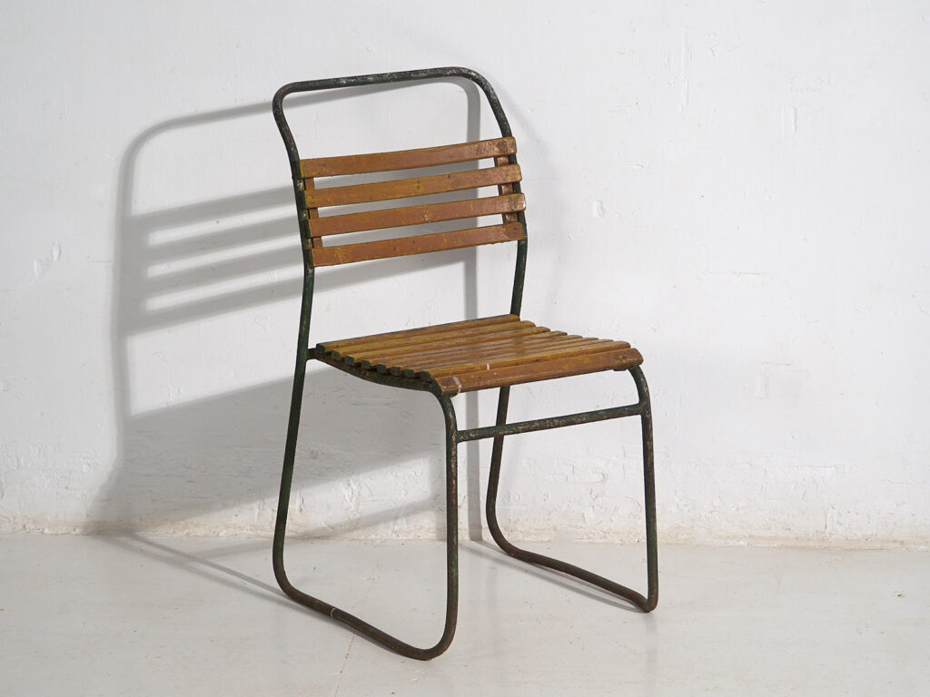 Sillas de jardín antiguas (c.1920). Conjunto de 2 piezas #32